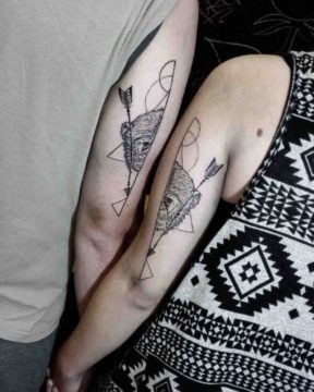 109 Best Matching Couple Tattoos Improb