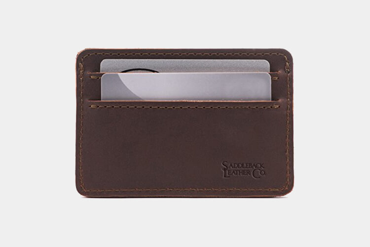 Leather Front Pocket ID Wallet by Saddleback