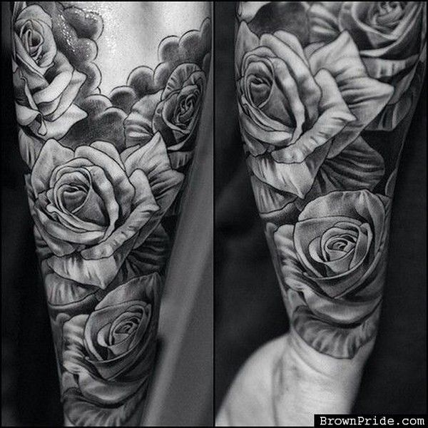 black forearm tattoo