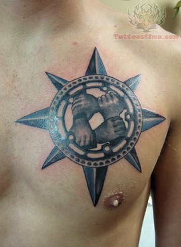 unity compass tattoo for guys