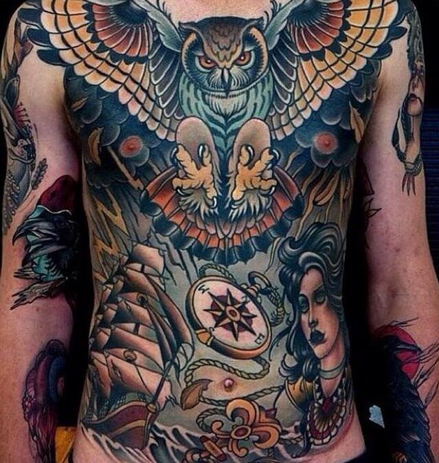 owl-tattoo-chest-male-chest-tattoos