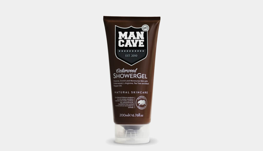 Mancave Cedarwood Shower Gel bodywash for men