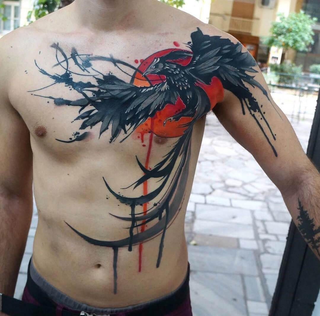 Phoenix-mens-chest-tattoo