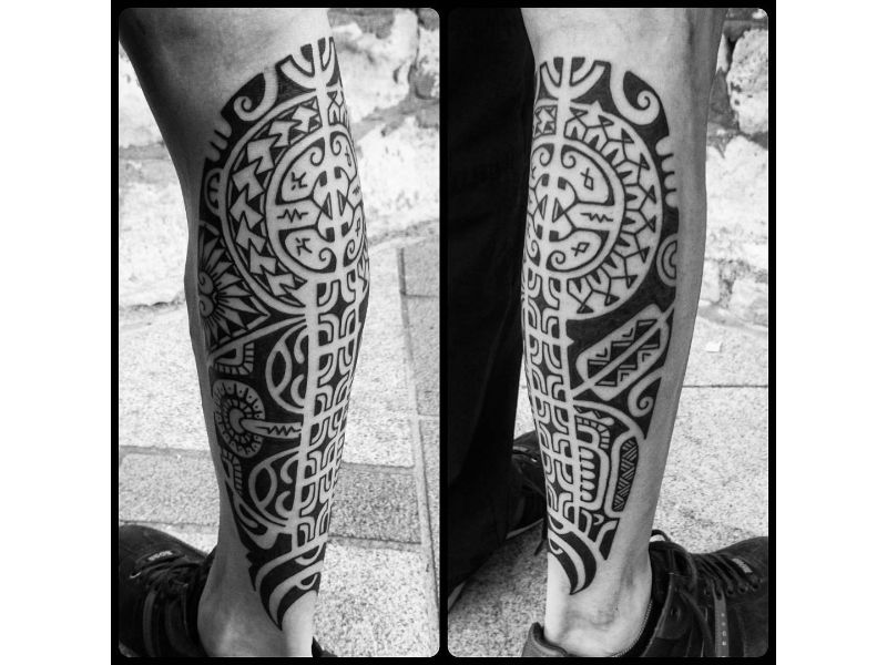 intricate compass leg tattoo for men dope tattoo for guys