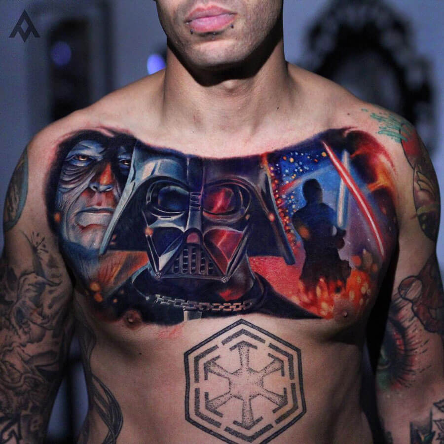 star-wars-chest-tattoo