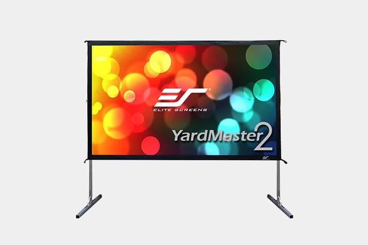 Elite Screens Yard Master 2, 120-inch 16:9, 4K Ultra HD Ready Portable Foldaway Movie Theater Projector Screen, Front Projection - OMS120H2