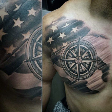 The 80 Best American Flag Tattoos for Men | Improb