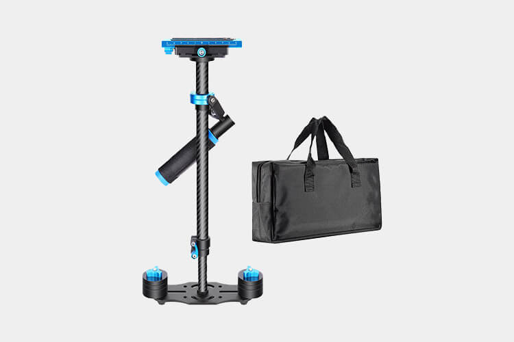 Neewer Carbon Fiber 24"/60cm Handheld Stabilizer with Quick Release Plate