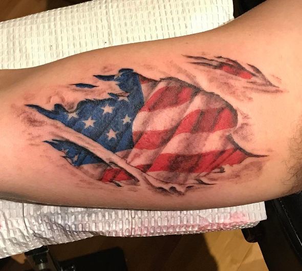 The 80 Best American Flag Tattoos For Men Improb