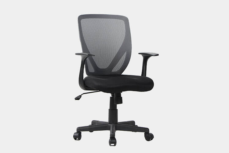 Bonum Office Chair with Mid back, Black Mesh Chair