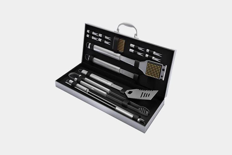  Home-Complete 16 piece BBQ Grill Tool Set