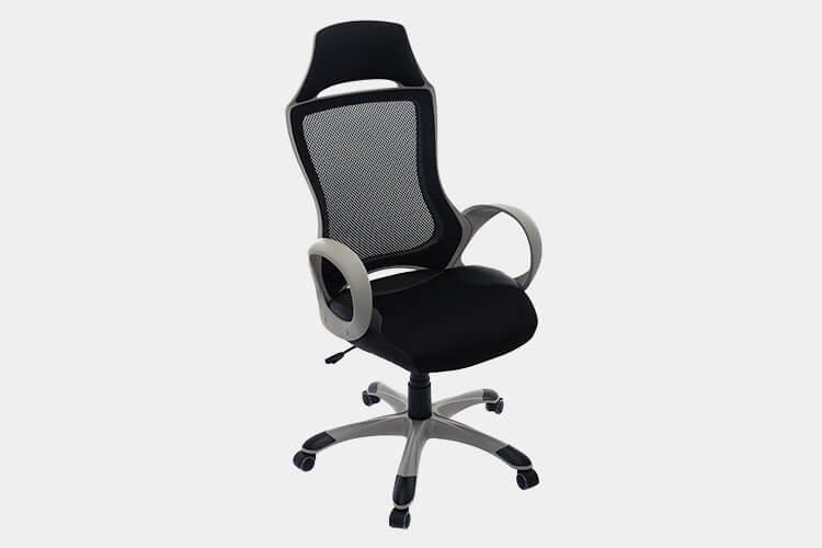 Giantex Modern Ergonomic Mesh High Back Executive Computer Desk Task Office Chair (Gray)