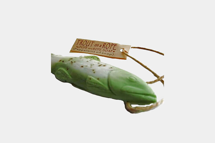 Dope on a Rope Trout Soap on a Rope