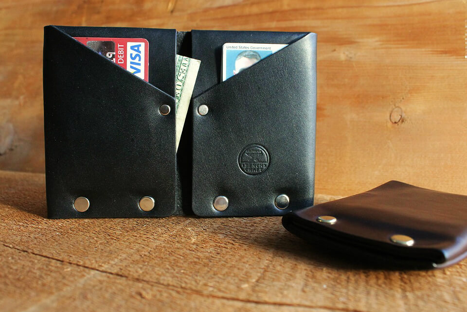 American Bench Craft Hammer Riveted Wallet