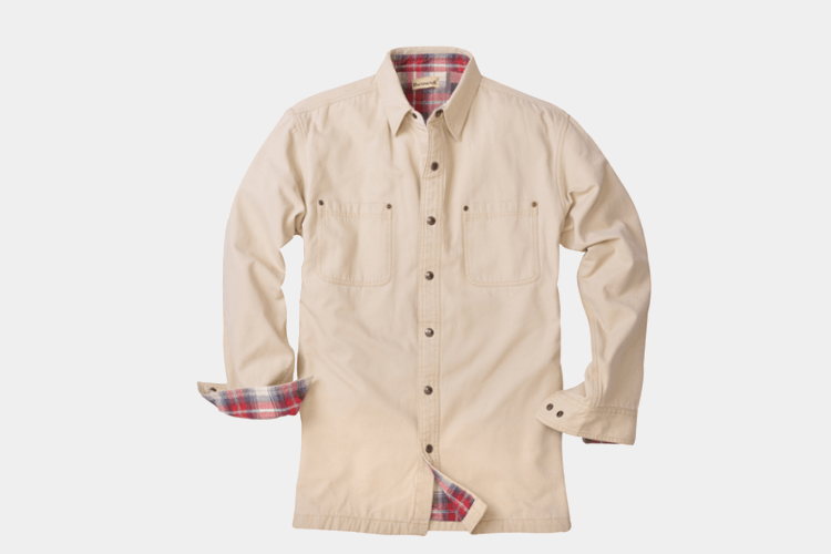 Backpacker CanvasFlannel Lined Shirt Jacket