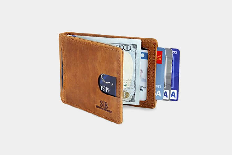 Serman Brands RFID-Blocking Bi-Fold wallet for men