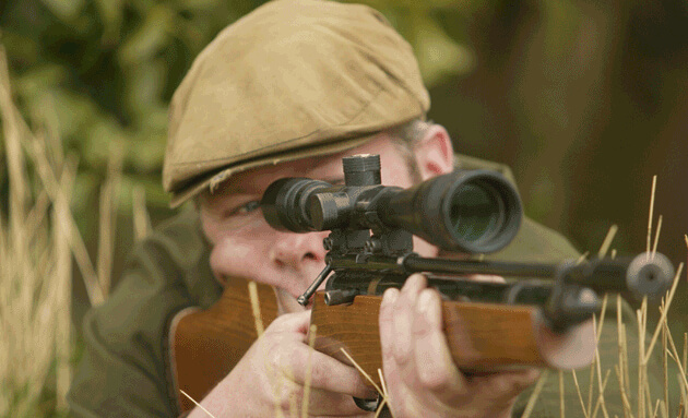huting with an air rifle