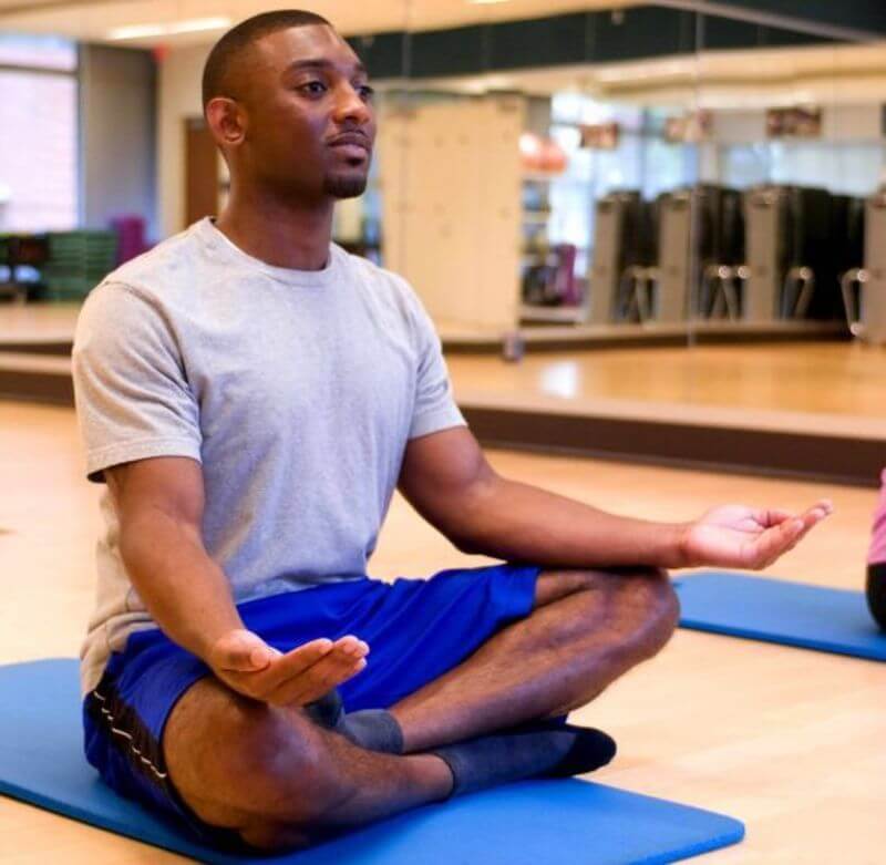 meditation and yoga sitting position