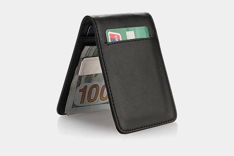 yoomall slim money clip wallet