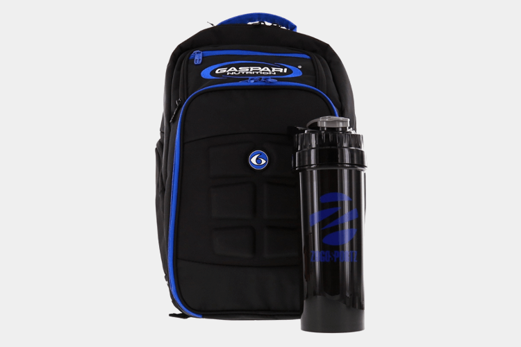 6 Pack Fitness Gaspari Edition Backpack with Removable Meal Management System