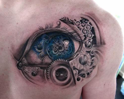 Biomechanical-Eye-Tattoo