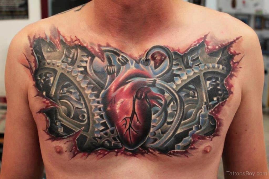 Biomechanical-Tattoo-Design-On-Chest-Tb1220