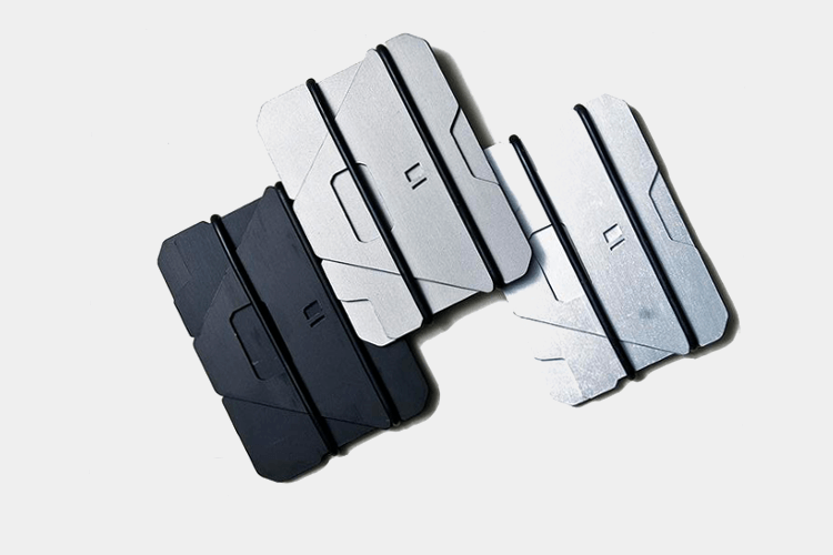 Obstructures Hard Coat Aluminum Wallet (A3 Silver)