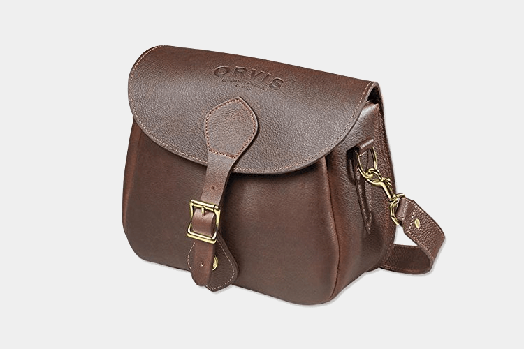 Orvis Gokey Leather Shell Bag