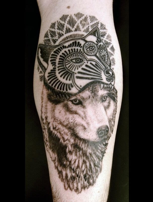 black-ink-tattoos-wolf-tattoos