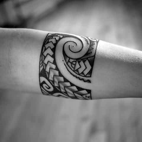 cool armband male polynesian tribal tattoo designs and inspiration