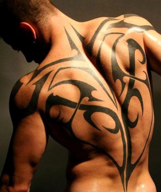 cool tribal tattoos back