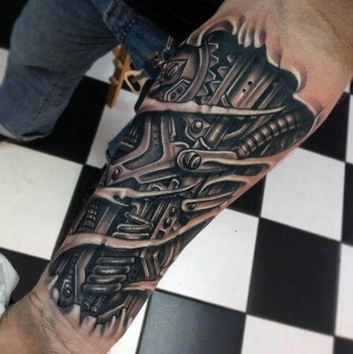 cyborg-arm-tattoo-for-men
