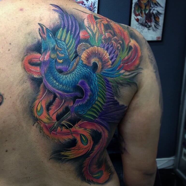japanese-tattoo-phoenix-on-shoulder