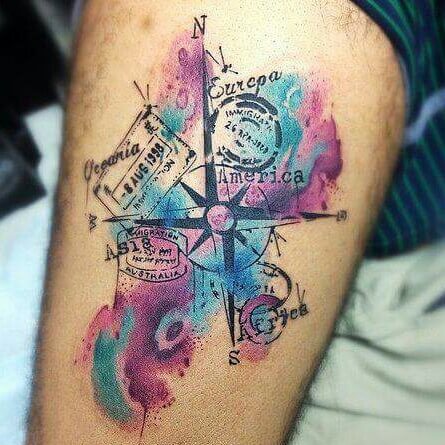 best watercolor tattoos