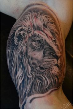 lion tattoo lowrider