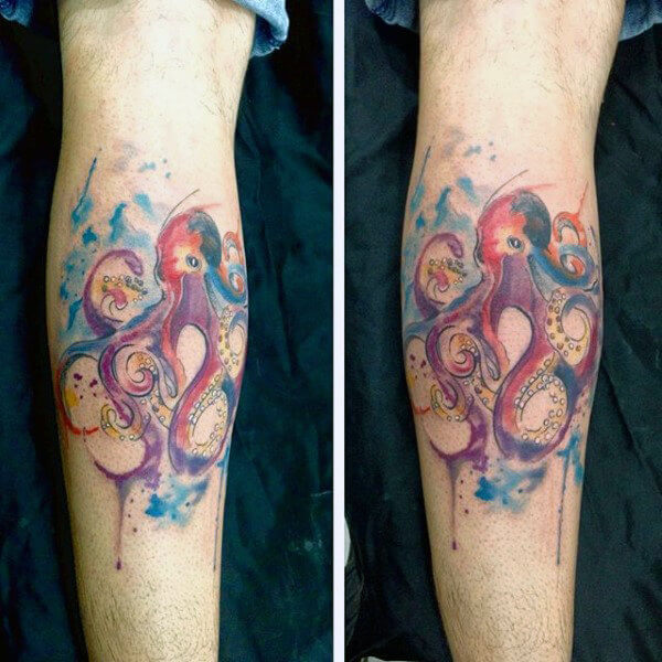 men-watercolor-tattoo-on-forearm