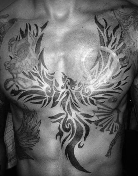 phoenix-chest-tattoo-guy-chest-tattoos stomach