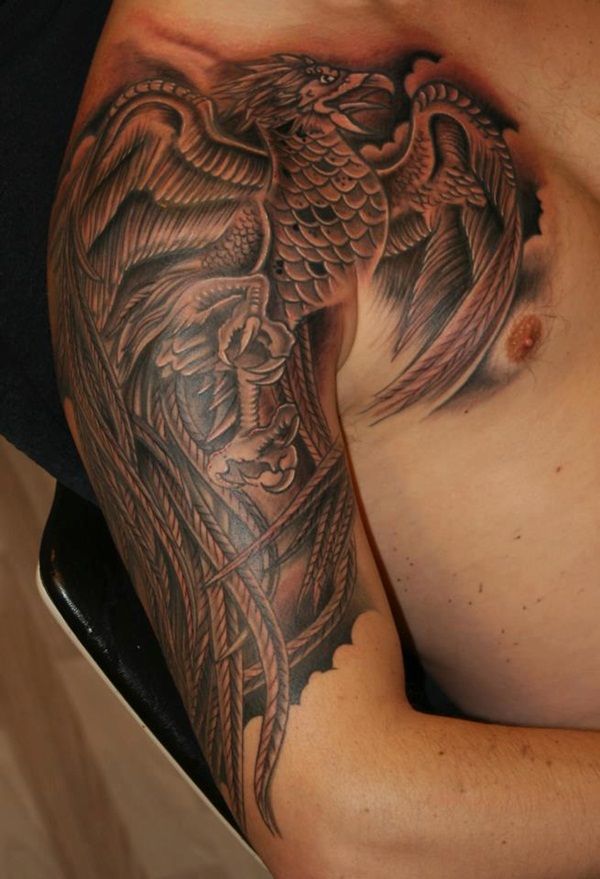phoenix-tattoo-sleeve-phoenix-tattoos badass