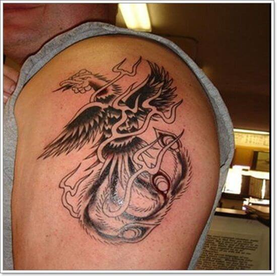 phoenix-tattoo-sleeve-phoenix-tattoos design for men