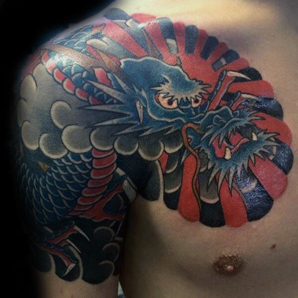 rising-sun-with-dragon-mens-japanese-shoulder-tattoo