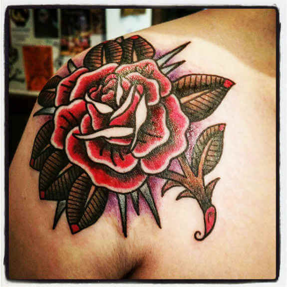 rose drawing tattoos