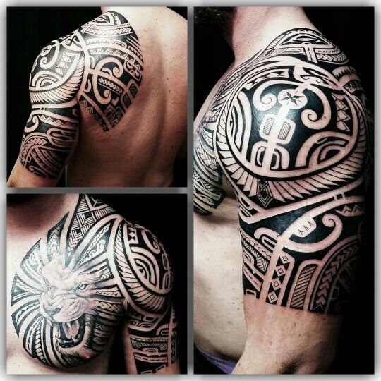 tattos-maori-tribal-lion-tattoo