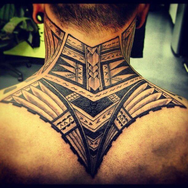 tribal tattoos for men upperback tattoo