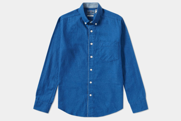 Blue Blue Japan flannel shirt