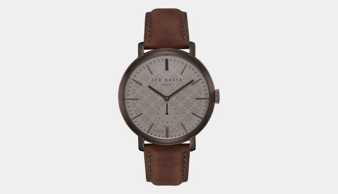 Ted Baker London Trent Leather Watch