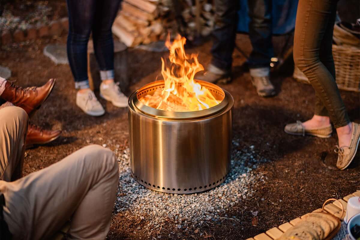 solo stove bonfire campfire pit portable