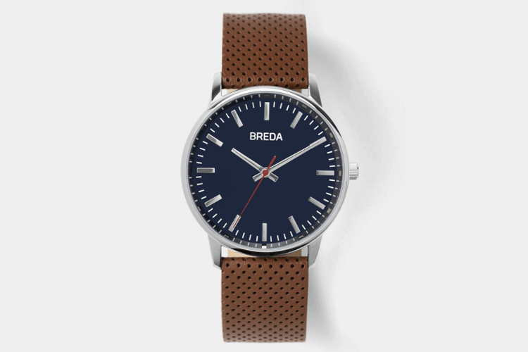 Breda Zapf Leather Watch