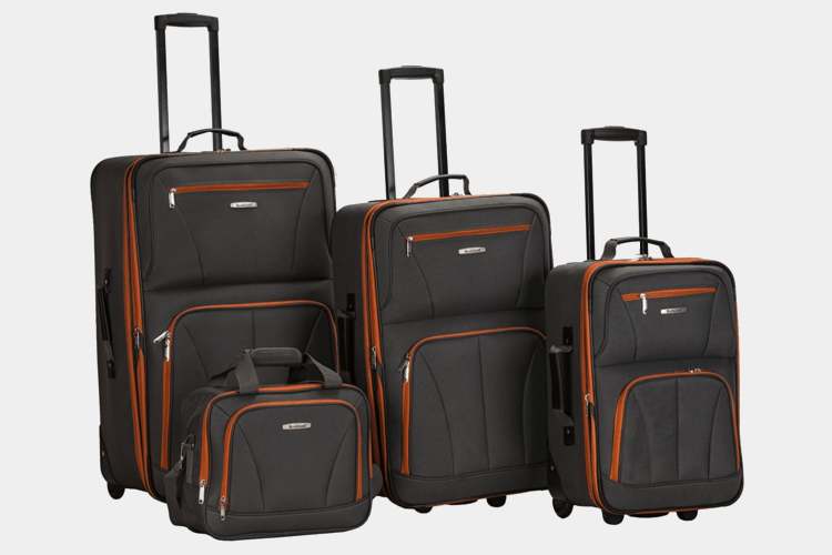Rockland Charcoal Luggage Set