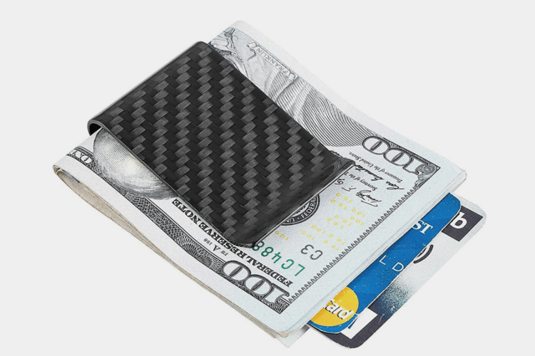 Travelambo Carbon Fiber Slim Money Clip