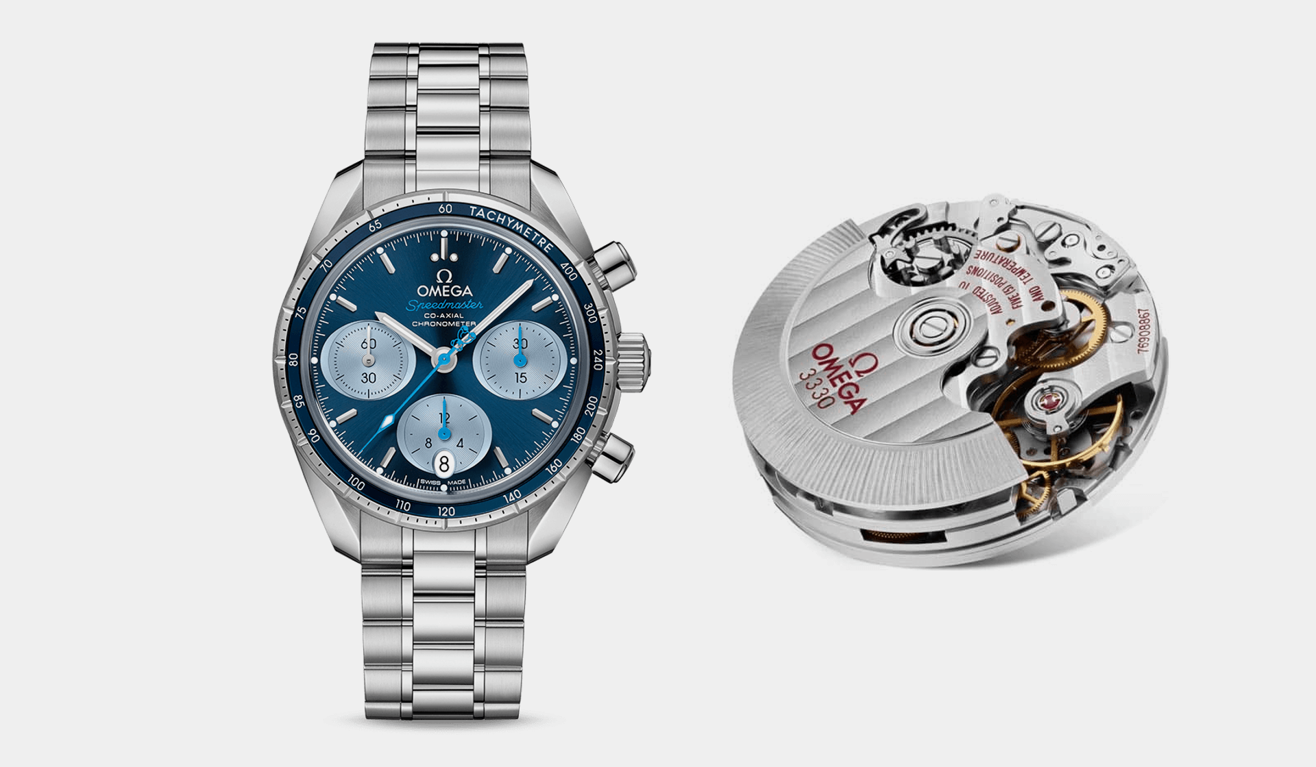 Omega Speedmaster 38 Millimeter Co-axial Chronograph